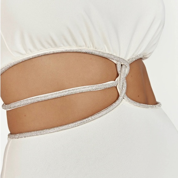 Meshki Billie Dress- Bone XS - Picture 6 of 7